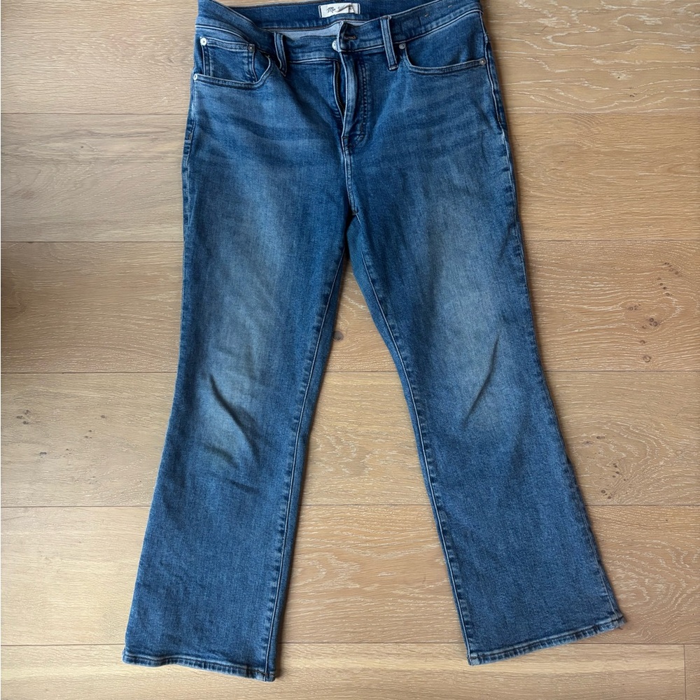 Madewell Mid Rise Kick Out Jeans - Picture 2 of 10